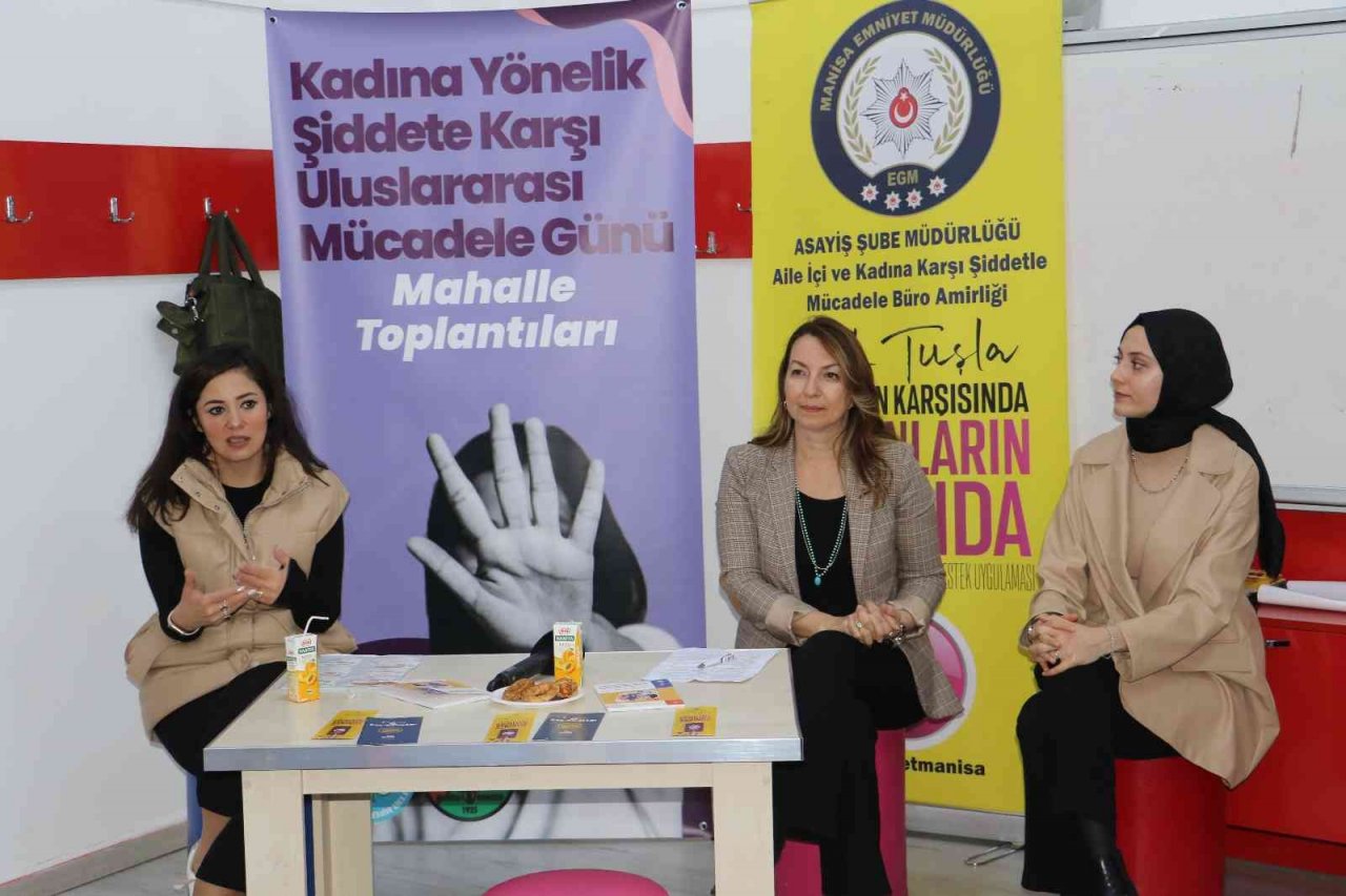 Kadına yönelik şiddete karşı mahalle toplantıları sürüyor