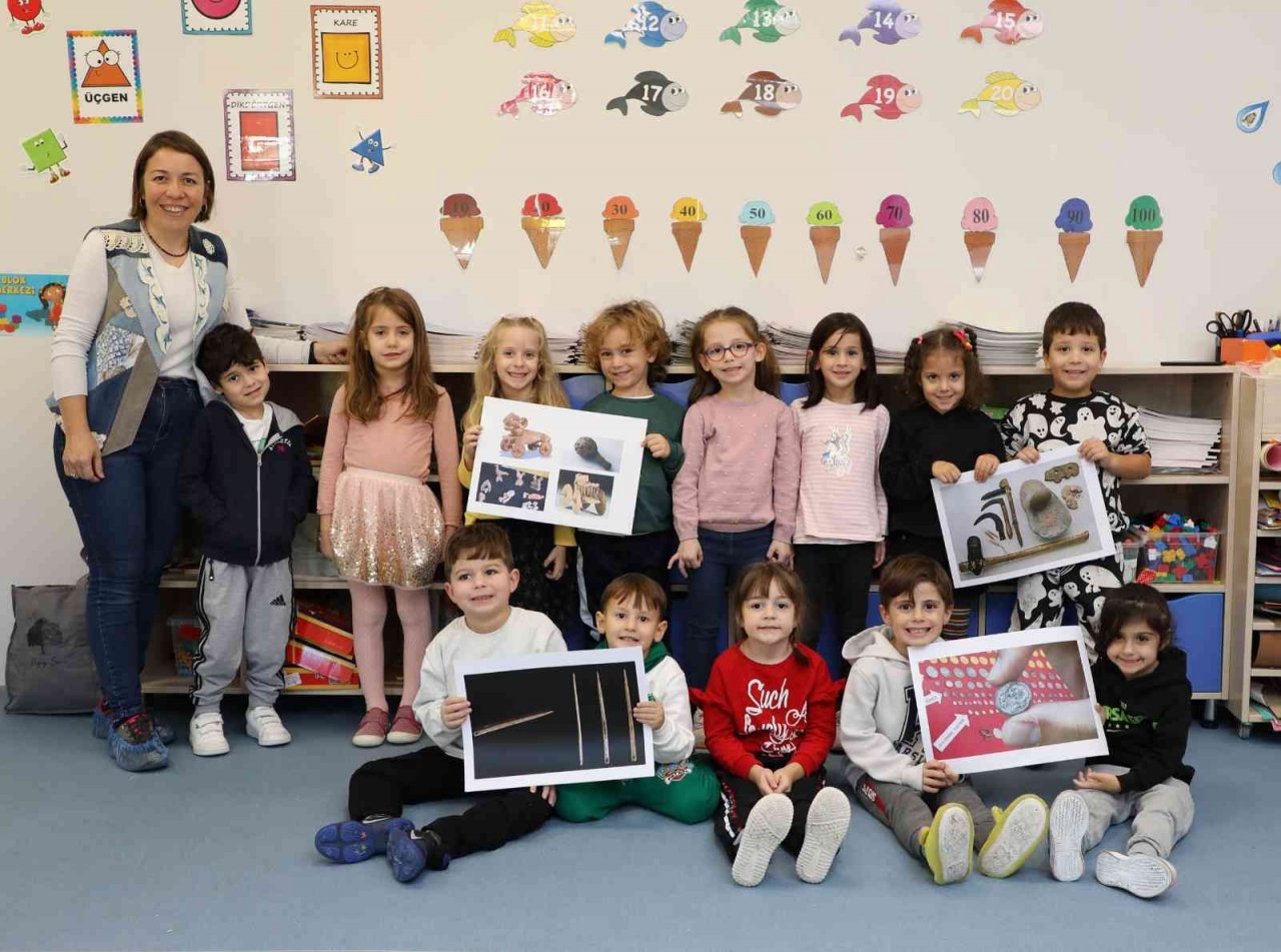 Anaokulu öğrencilerine deneysel arkeoloji eğitimi