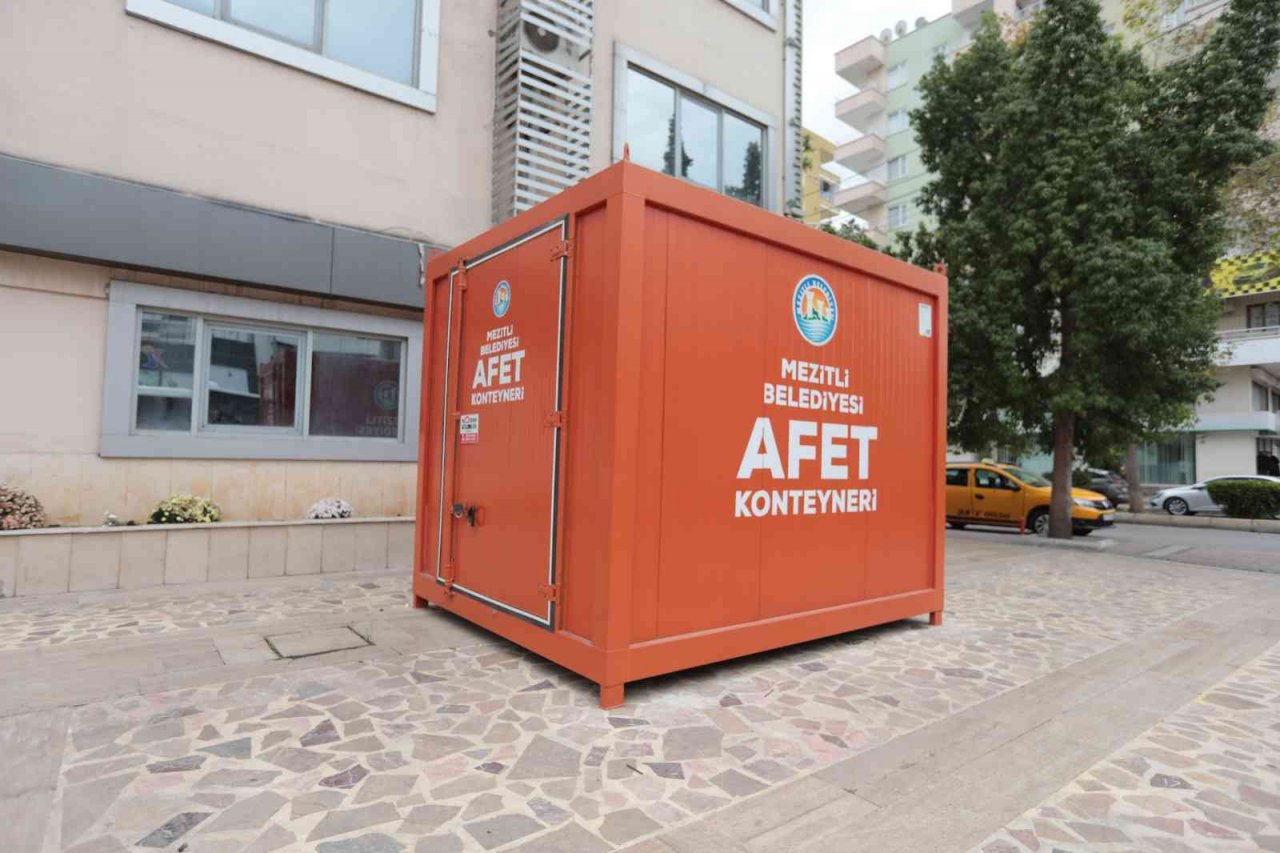 Mezitli depreme hazırlıklı