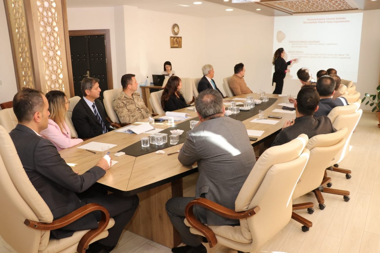 Ahlat’ta kadına yönelik şiddetle mücadele toplantısı düzenlendi