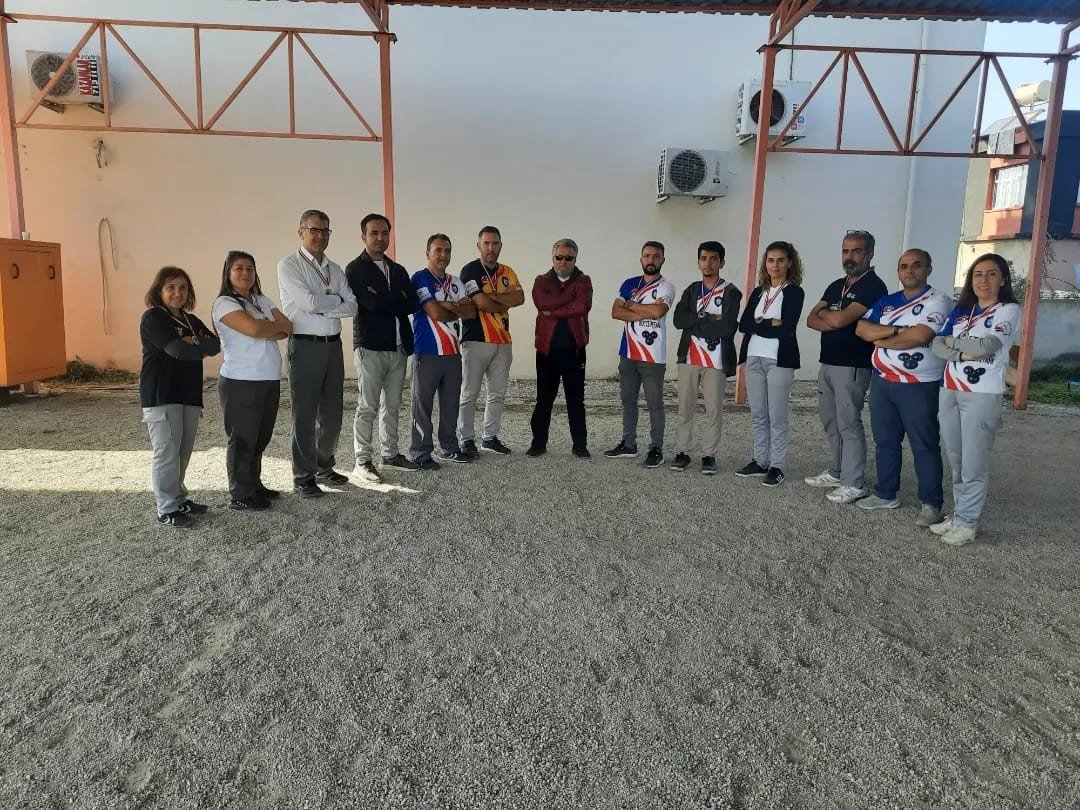 Dörtyol’da öğretmenlerden Bocce Turnuvası