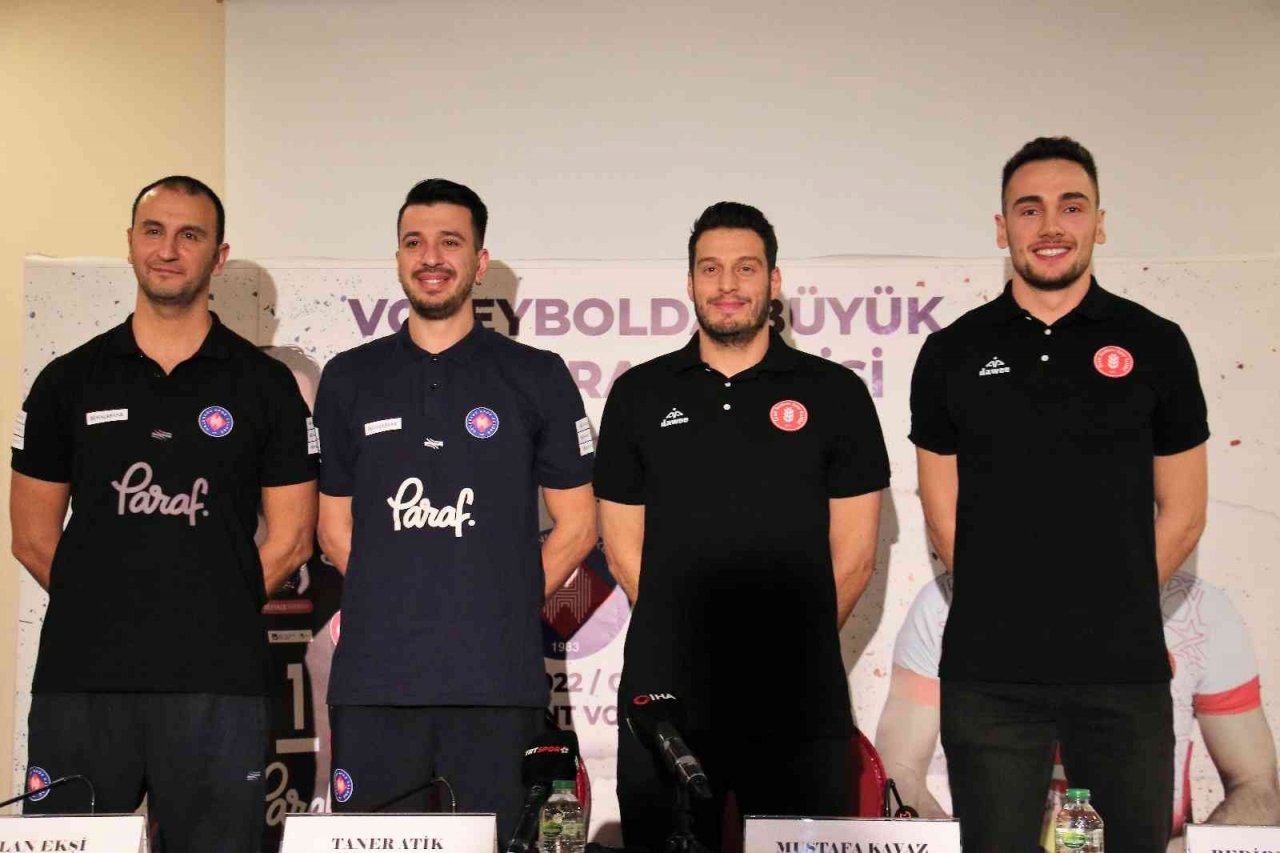 Erkekler Voleybol Ligi’nde başkent derbisi öncesi buluşma