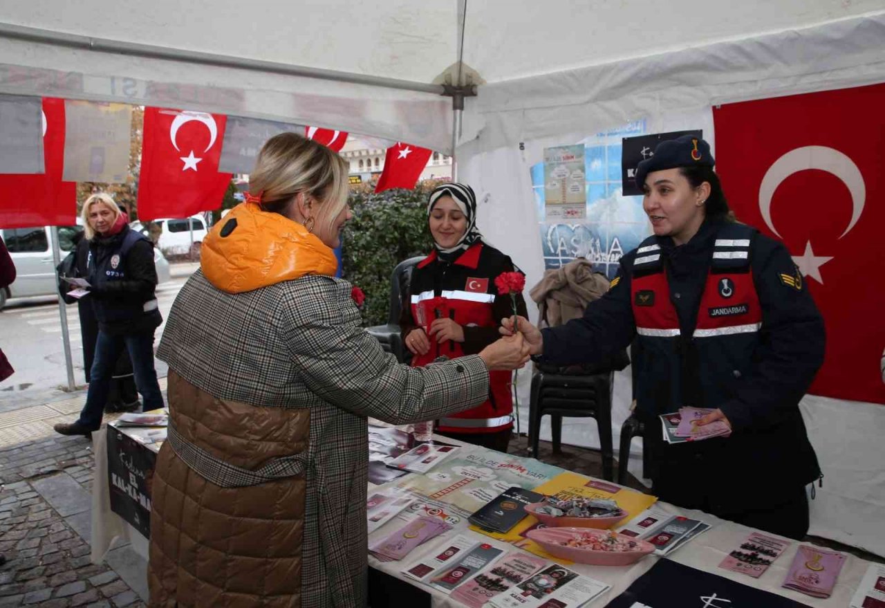 Başkan Şimşek: “Kadına karşı her türlü şiddetin karşısındayız”