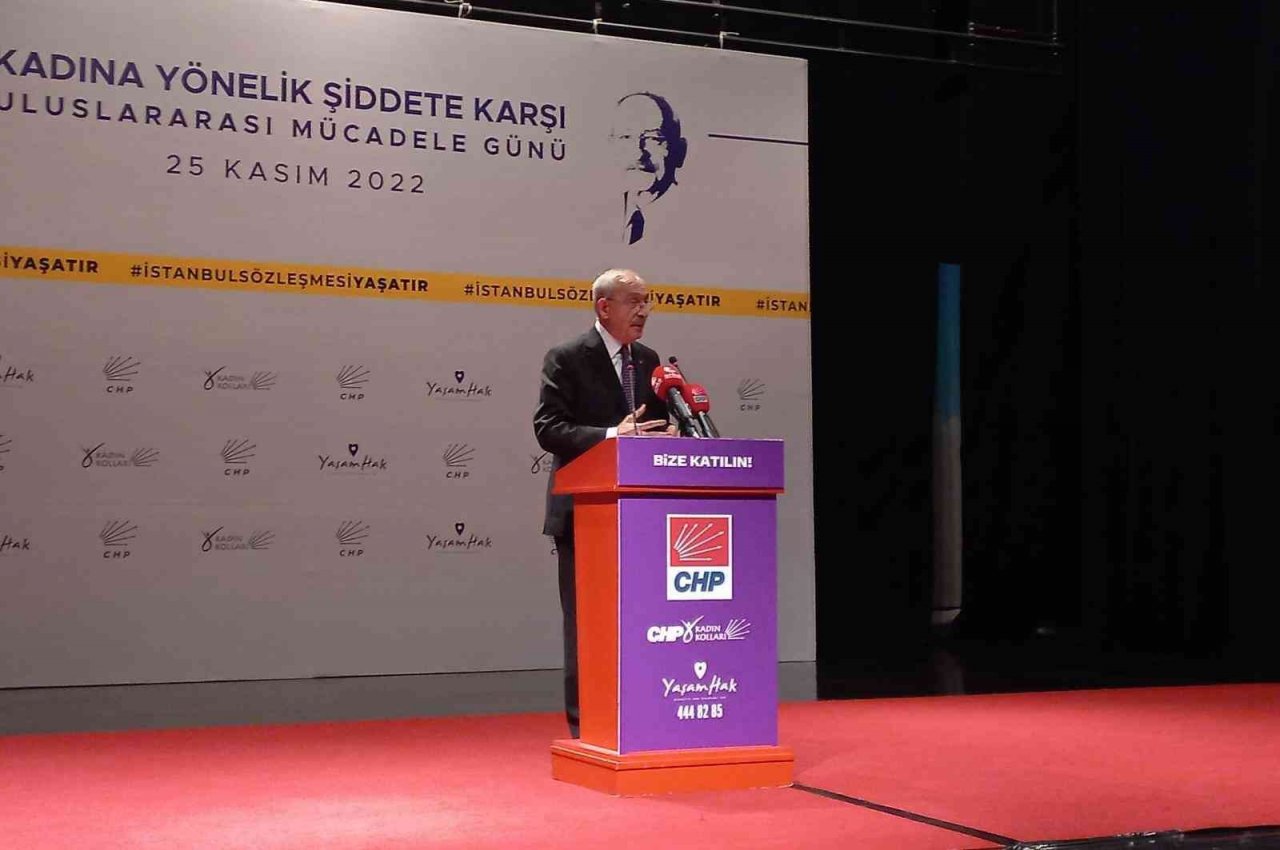 CHP Genel Başkanı Kılıçdaroğlu: “Kadın ile erkek bir elmanın iki yarısı gibidir, eşittir”