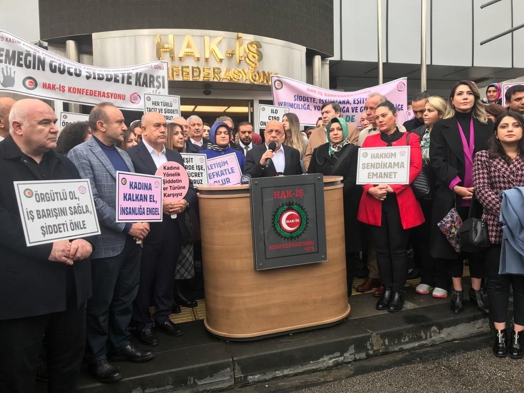 HAK-İŞ Genel Başkanı Arslan: “Sorunların çözümünü bir cinsiyete terk edemeyiz”