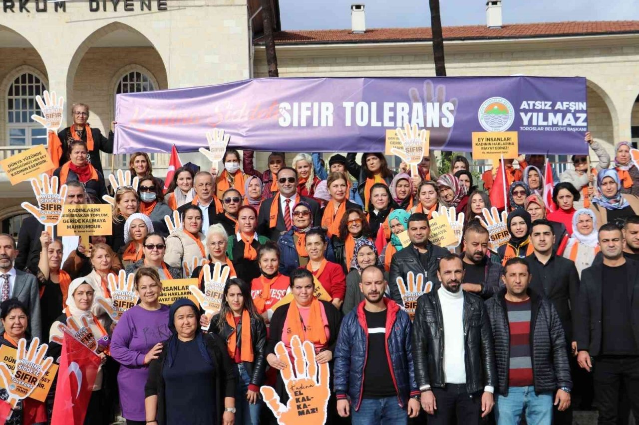 Kadına şiddetle mücadelede tek yürek oldular