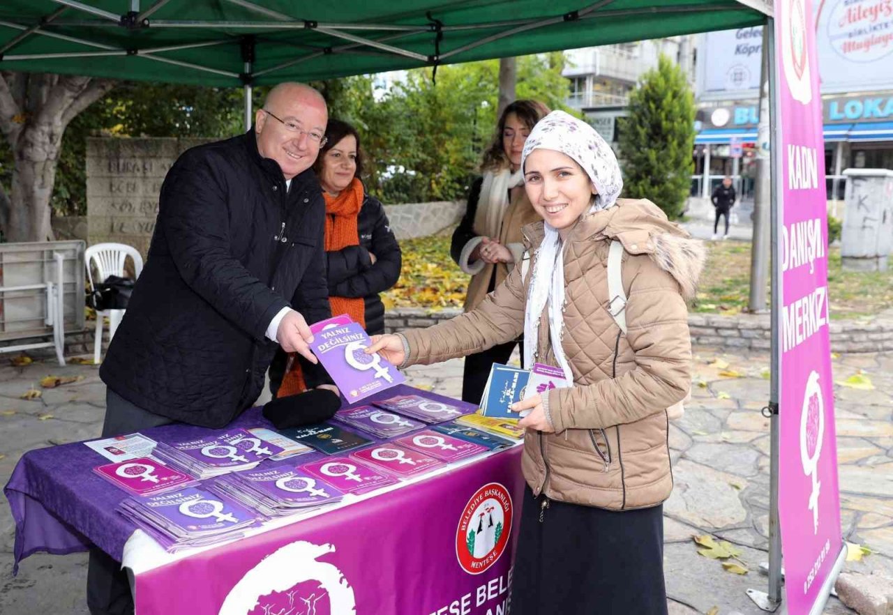 Menteşe Belediye Başkanı Gümüş; "Kadınların her zaman yanındayız"