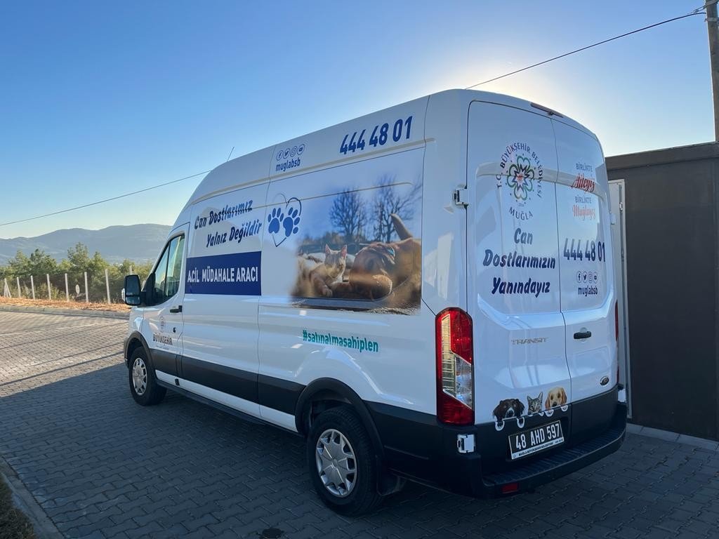 Muğla’da can dostlar için ’Acil Müdahale Aracı’ devrede