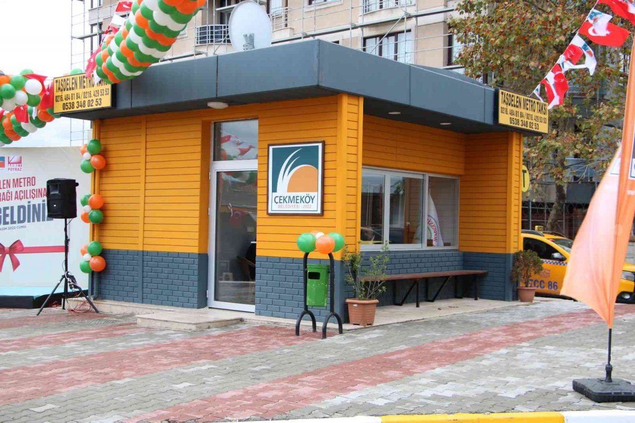 Çekmeköy’de taksiciler yeni duraklarına kavuştu
