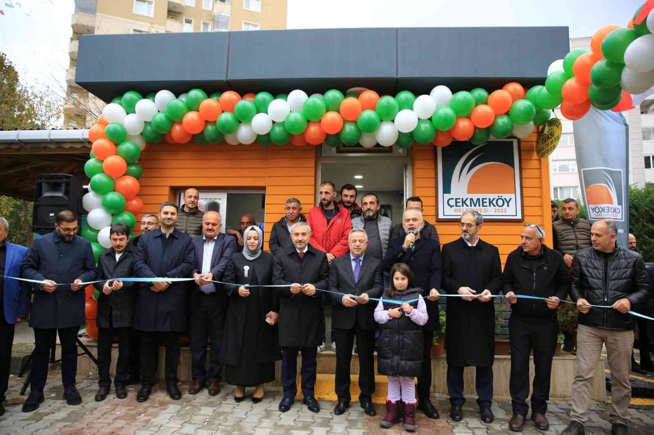 Çekmeköy’de taksiciler yeni duraklarına kavuştu