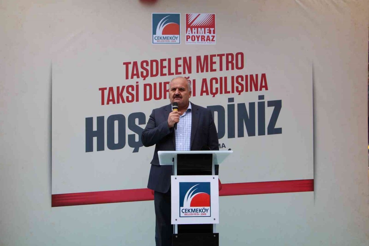 Çekmeköy’de taksiciler yeni duraklarına kavuştu