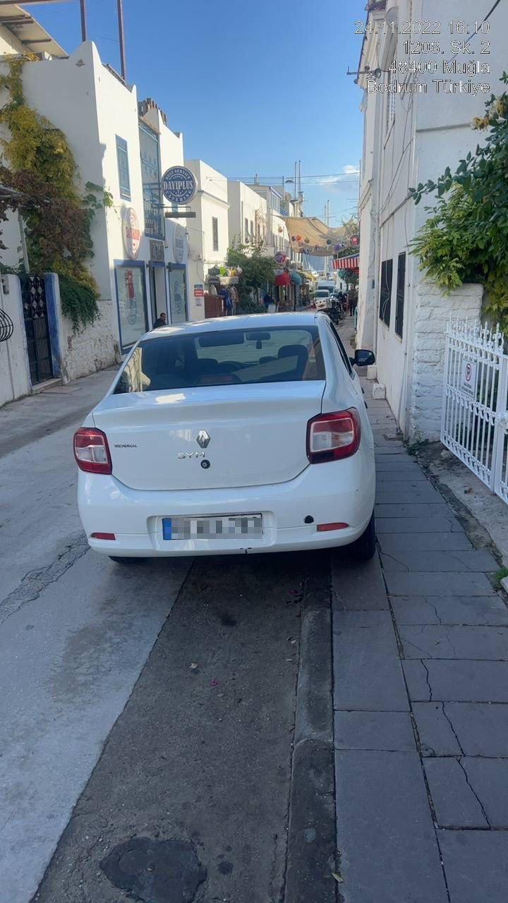 Zabıta ekiplerinden işgalci araçlara ceza