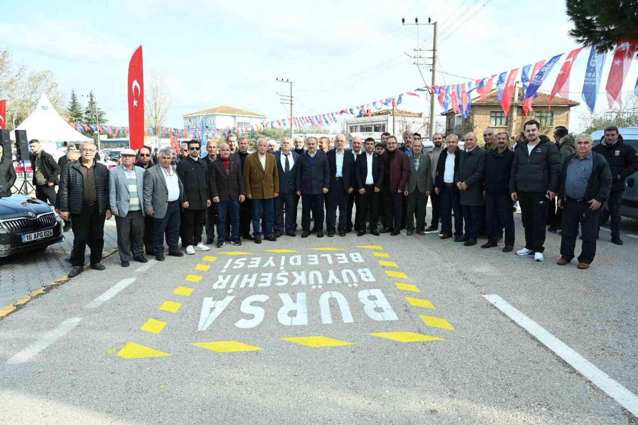 Gölyazı yolu sil baştan yenilendi