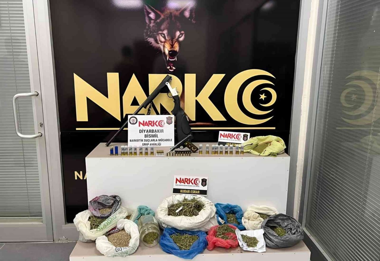 Bismil’de uyuşturucu tacirleri tutuklandı