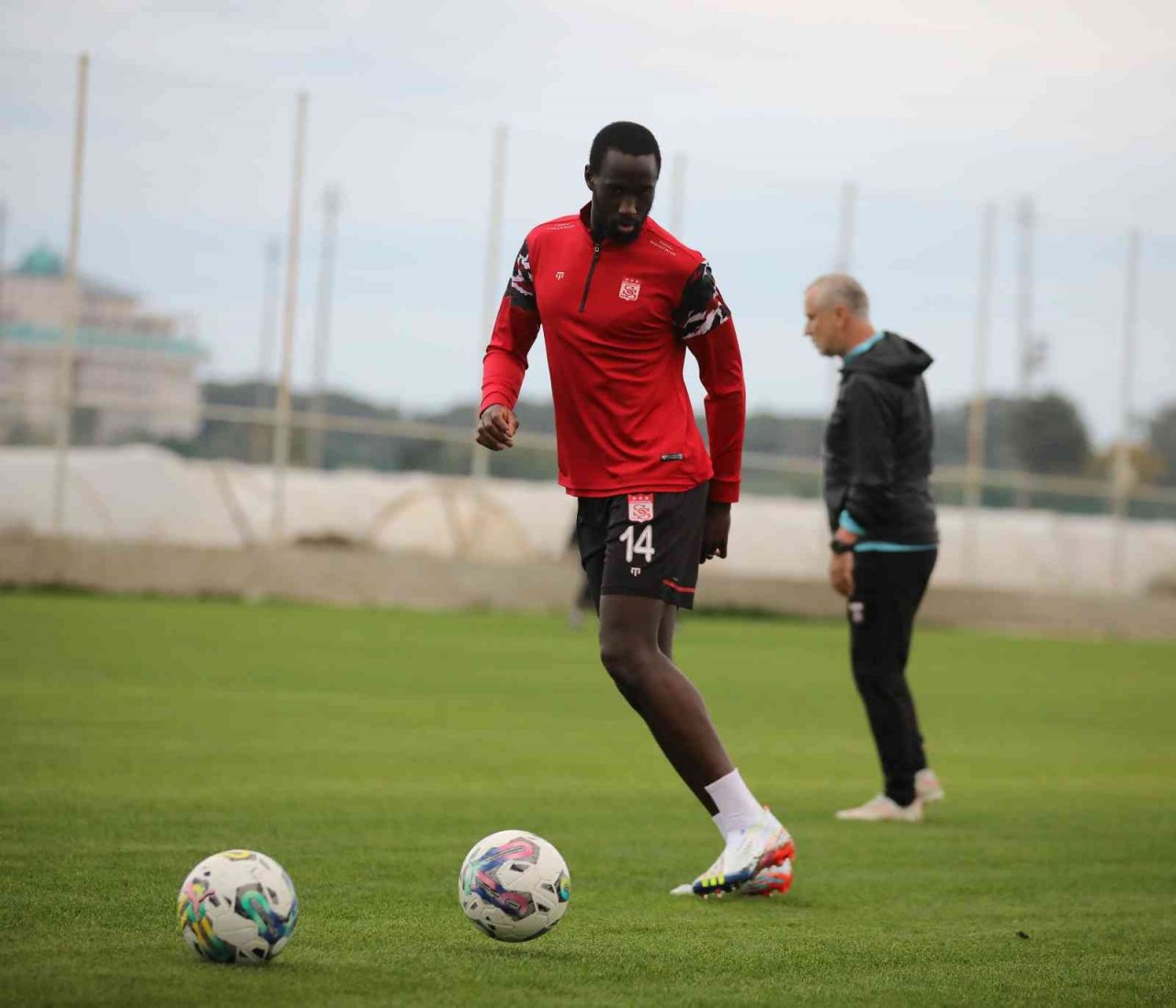 Sivasspor’da neşeli idman