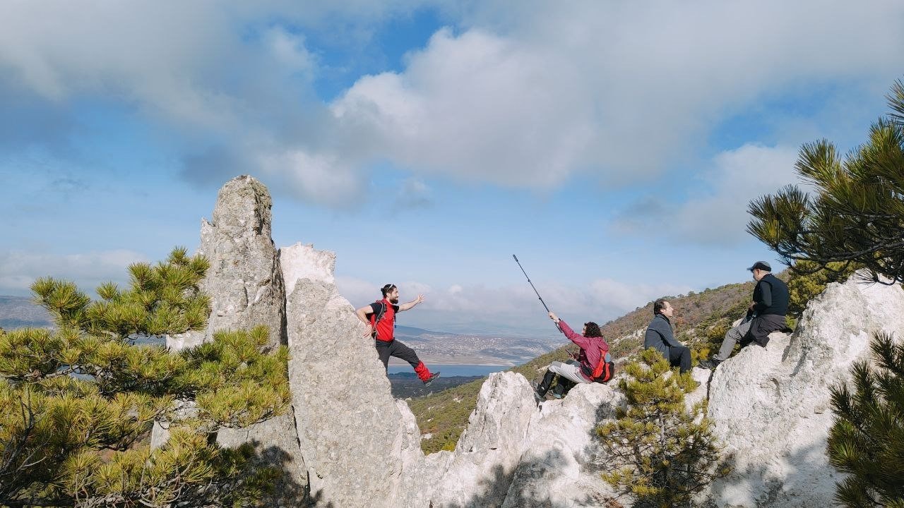 Doğa tutkunları Yılanlı Vadi’de 20 kilometre yürüdü