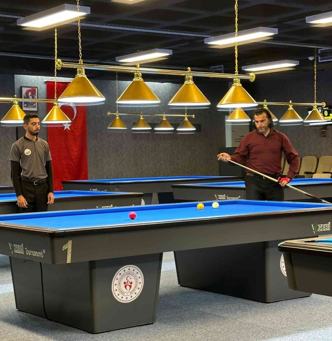 Kupa için ter döktüler