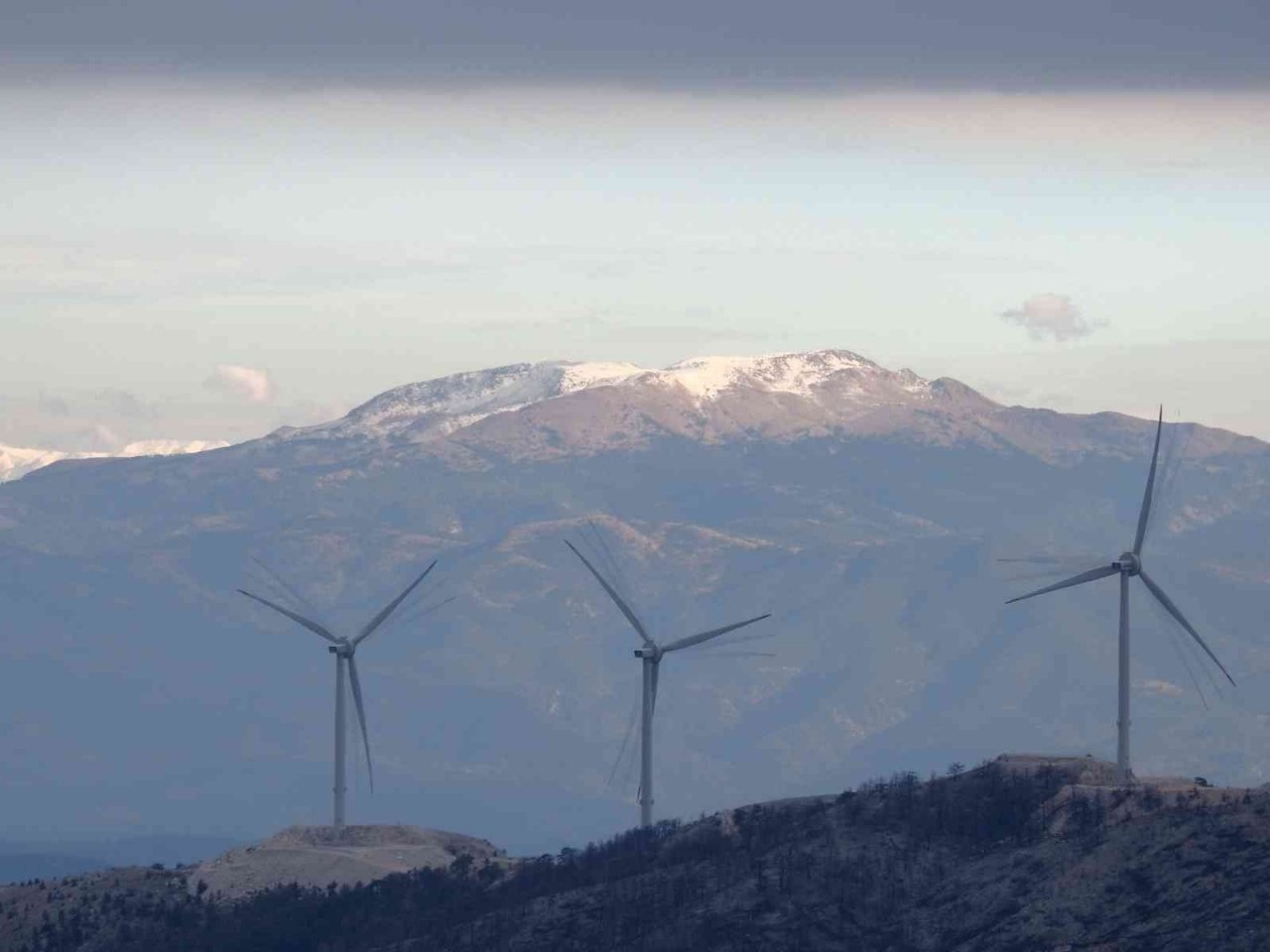 Muğla’ya yılın ilk karı düştü