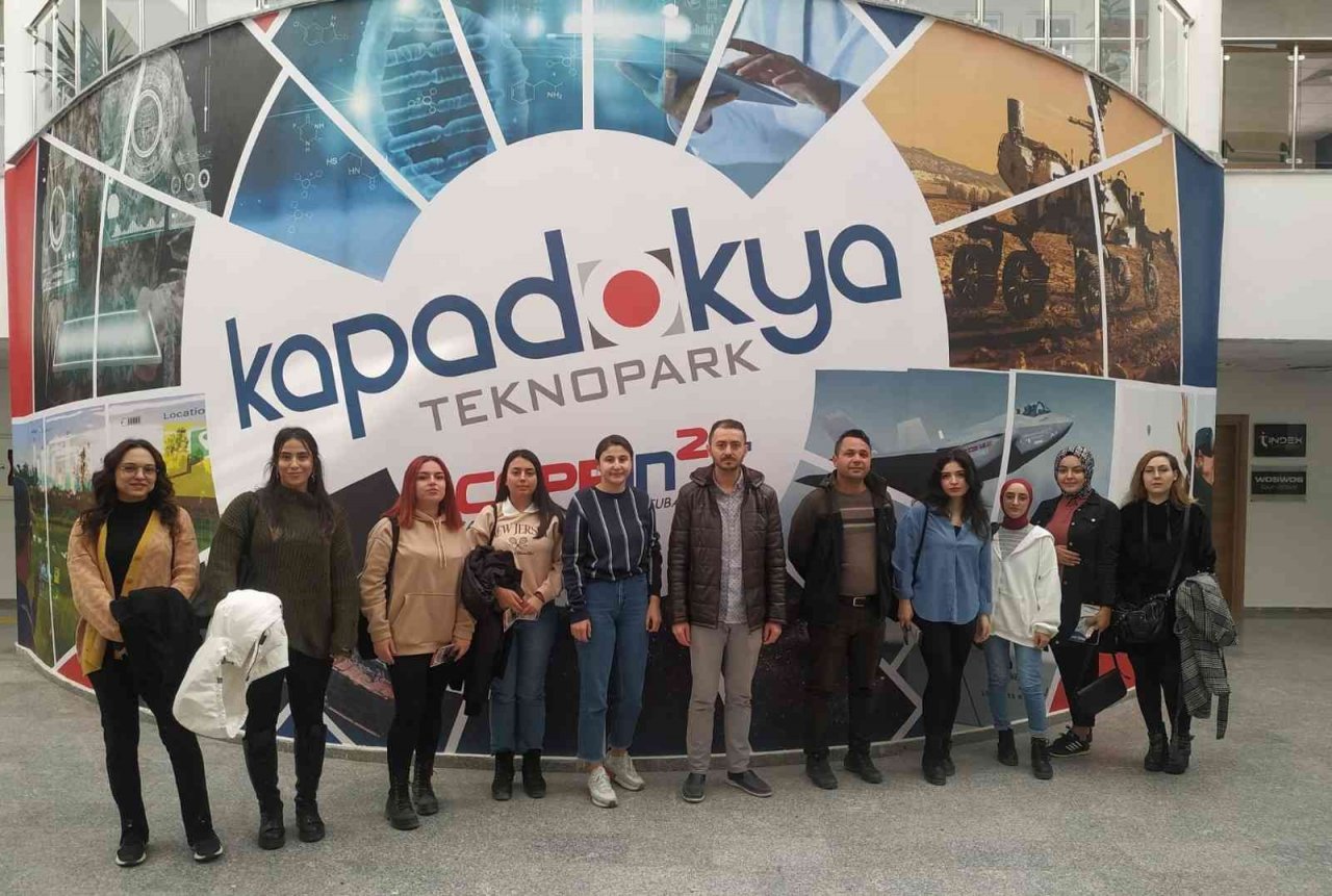 NEVÜ öğrencileri Kapadokya Teknopark’ı ziyaret etti