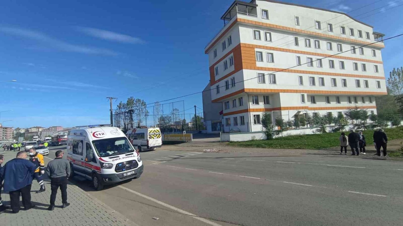 Ordu’da özel okulda çıkan yangın korkuttu: Eğitime bir gün ara verildi