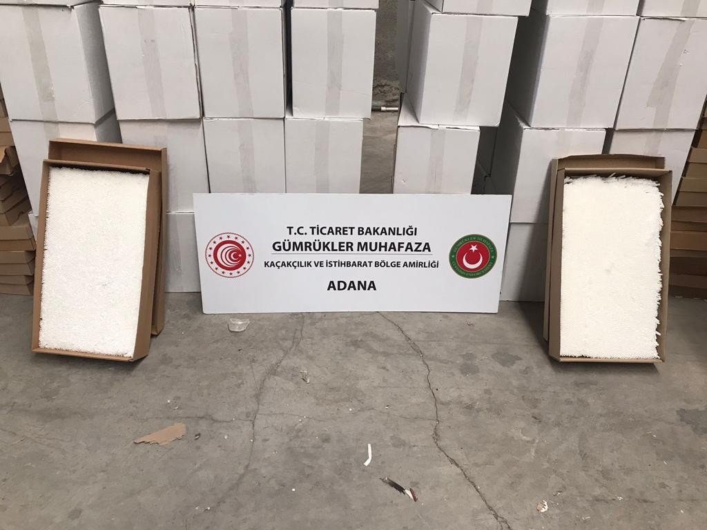 Adana’da kaçak makaron operasonu