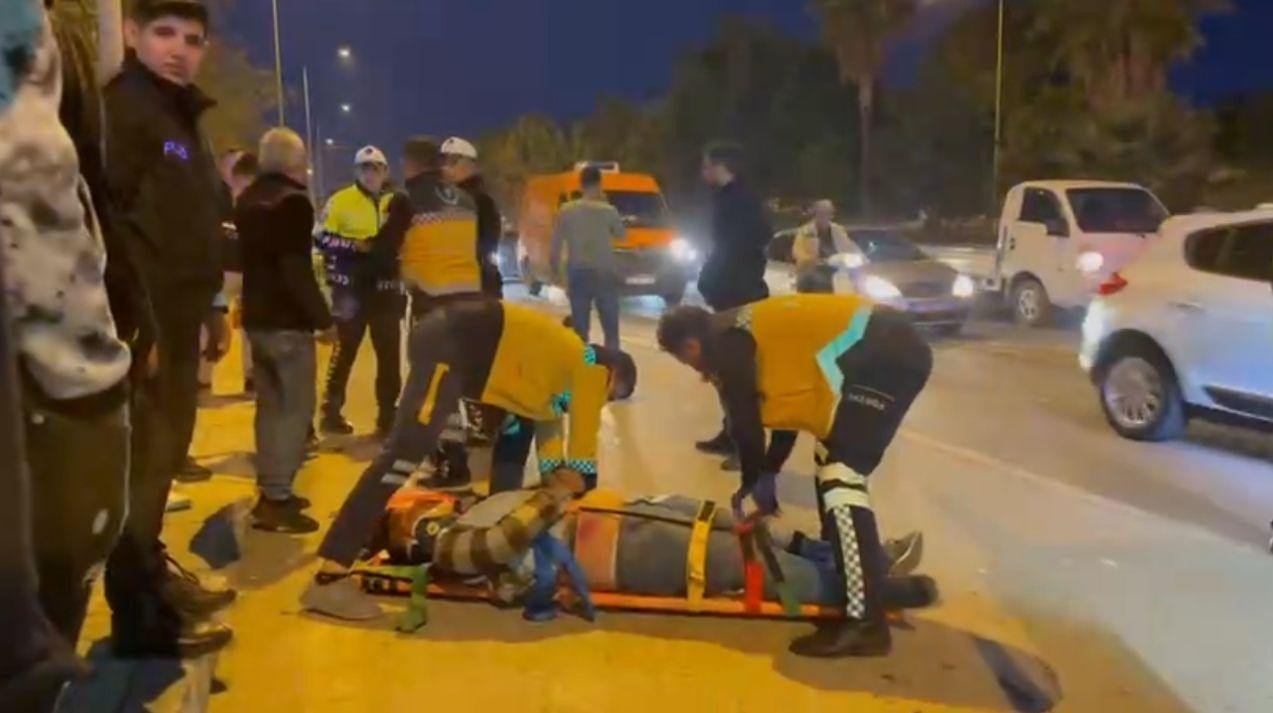 Gazipaşa’da motosiklet kazası: 1 yaralı