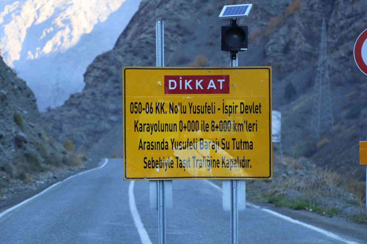 Yusufeli Barajı’nda sular yükselmeye başladı