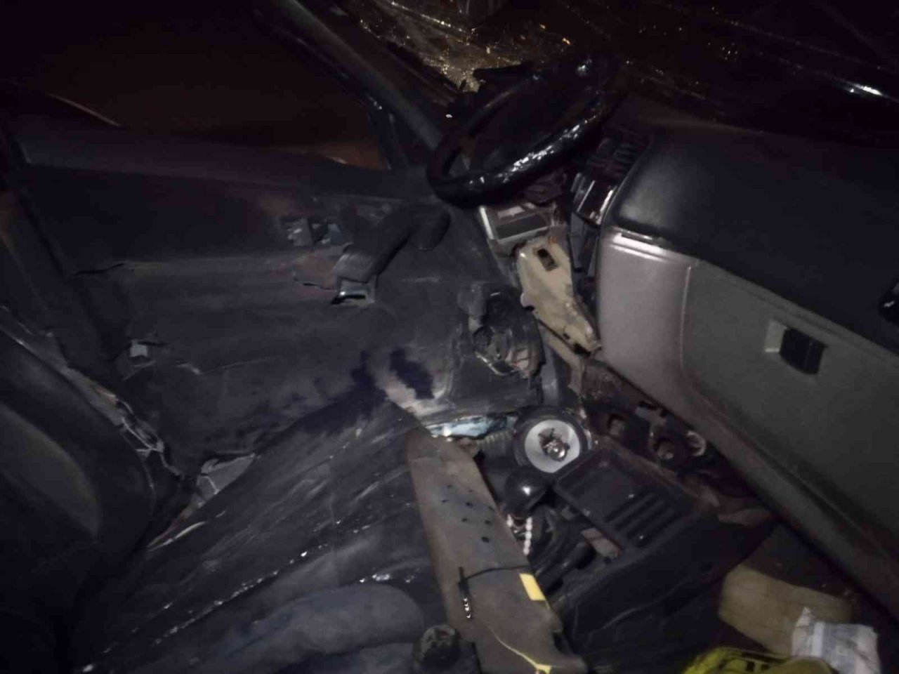 Otobanda feci kaza: 1 ölü, 3 yaralı