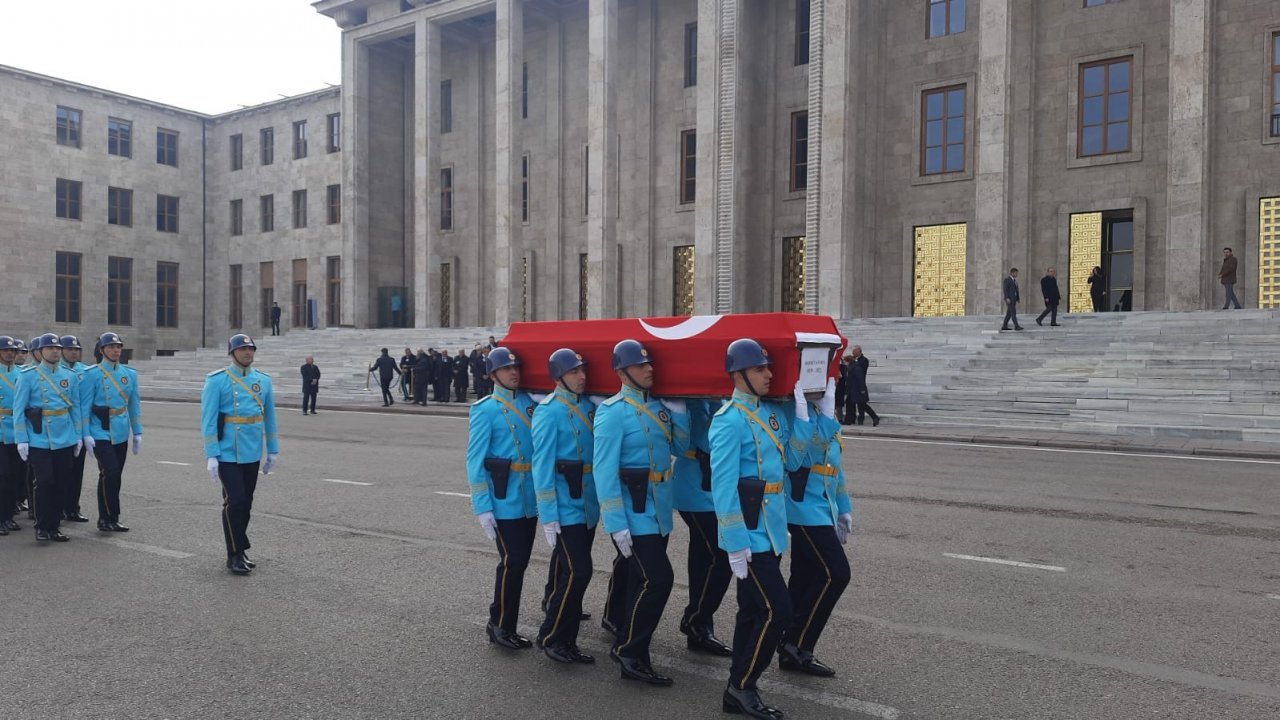15’inci Dönem Hatay Milletvekili Mehmet Sönmez için TBMM’de cenaze töreni düzenlendi