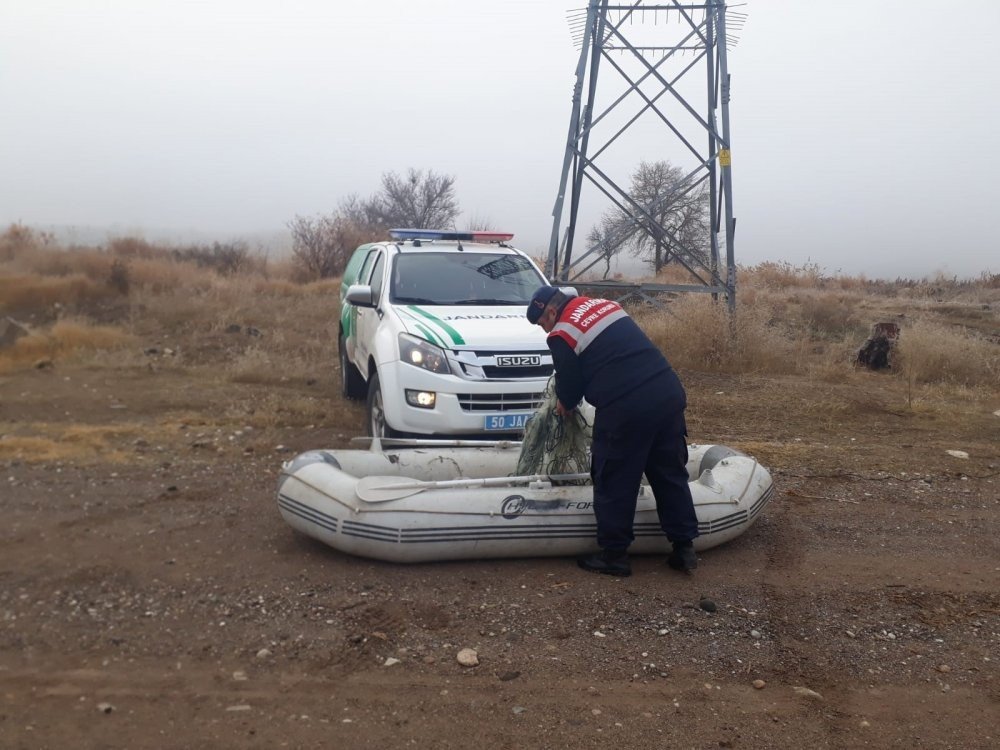 Kaçak avlanan şahıs yakalandı