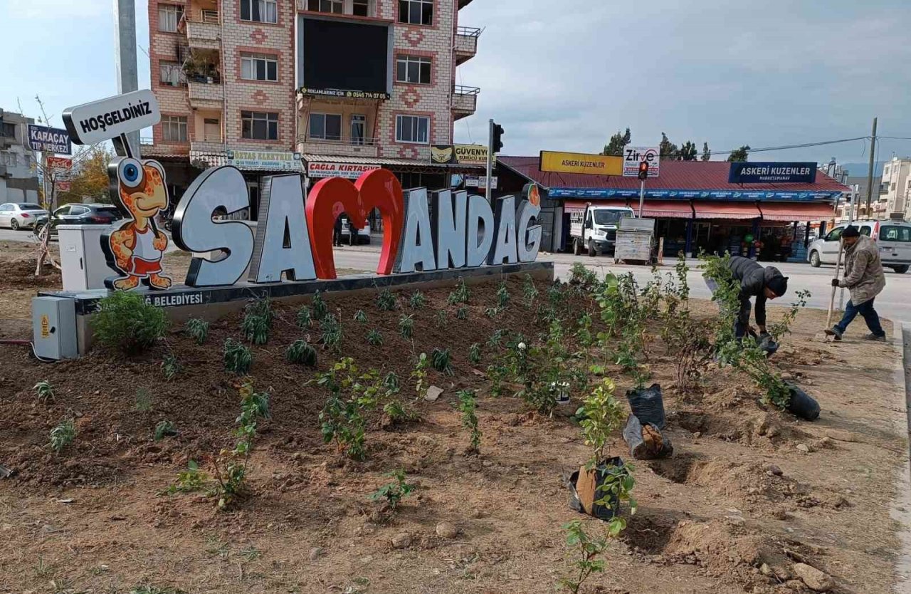 Samandağ Belediyesi süs bitkilerini kendi üretiyor