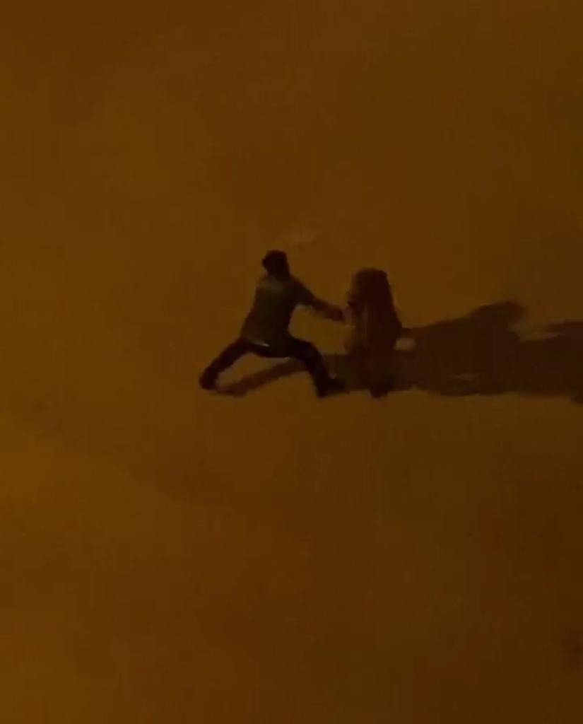 Bıçaklı sopalı kavga görüntülendi