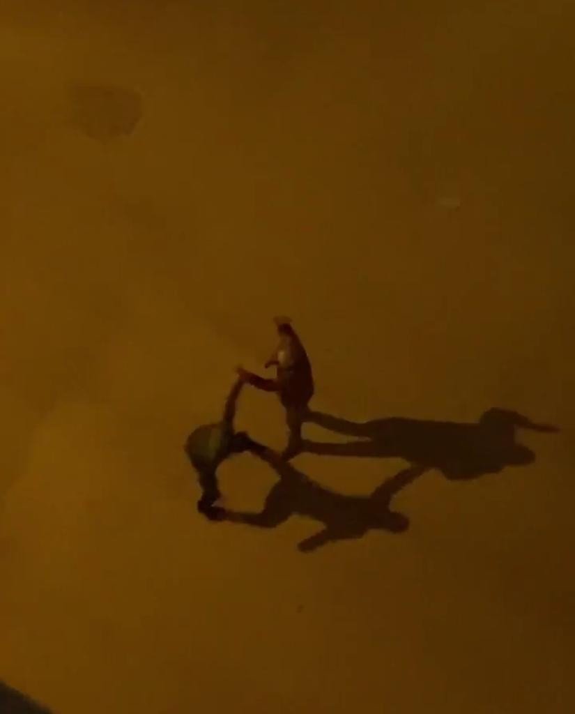 Bıçaklı sopalı kavga görüntülendi