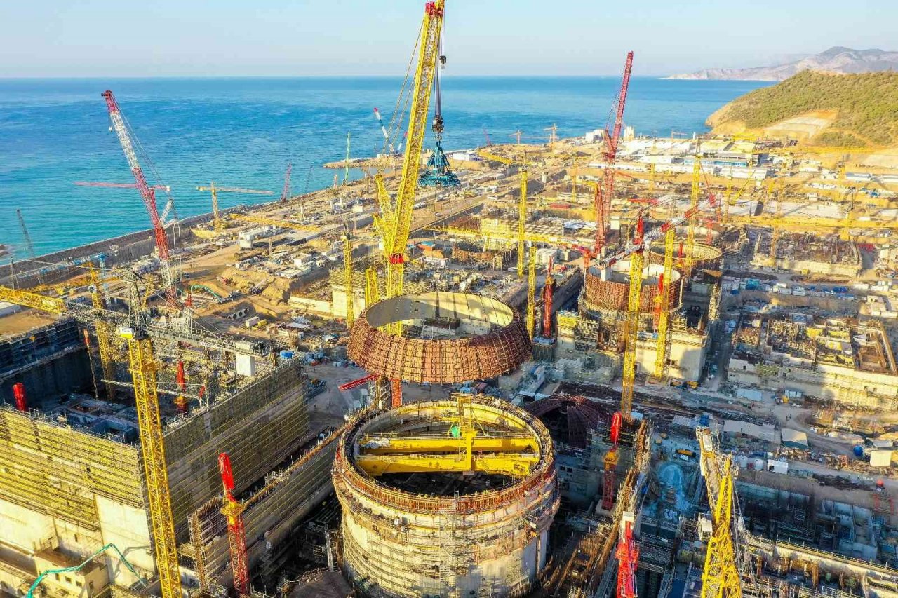 Akkuyu NGS’nin ilk ünitesinde ana işler tamamlandı