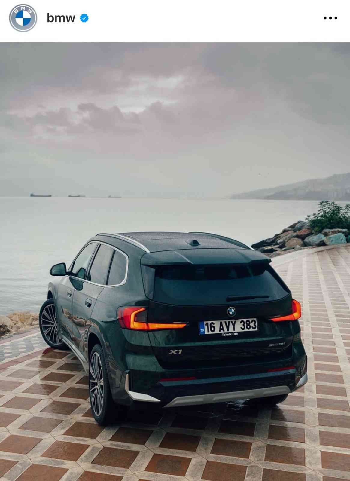 Dünya markası BMW’nin paylaşımında dikkat çeken Gemlik detayı