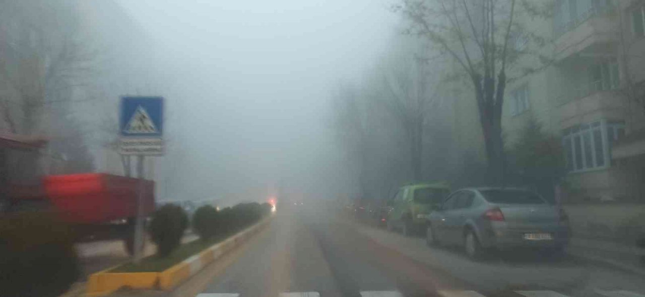 Çorum’da yoğun sis etkili oluyor