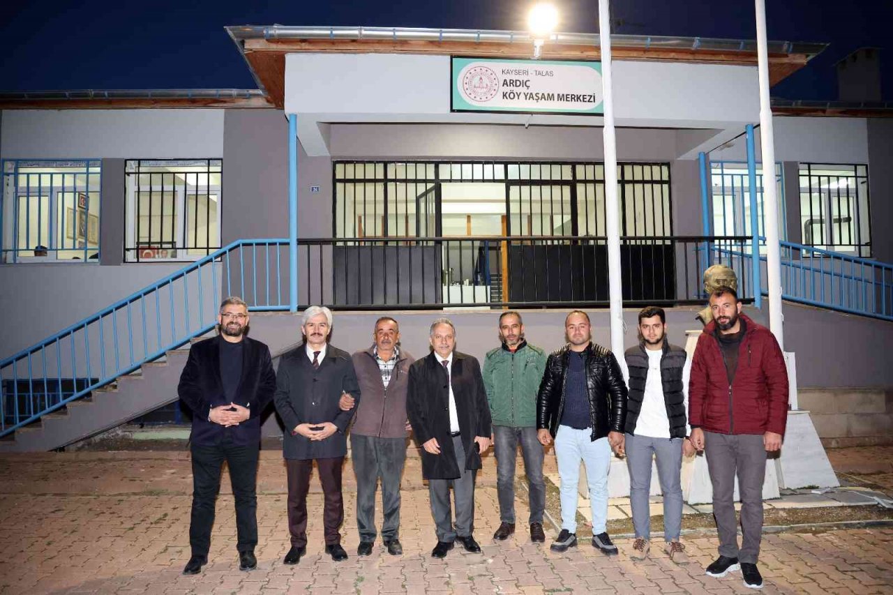 Talas kırsalında kasaplık kursu