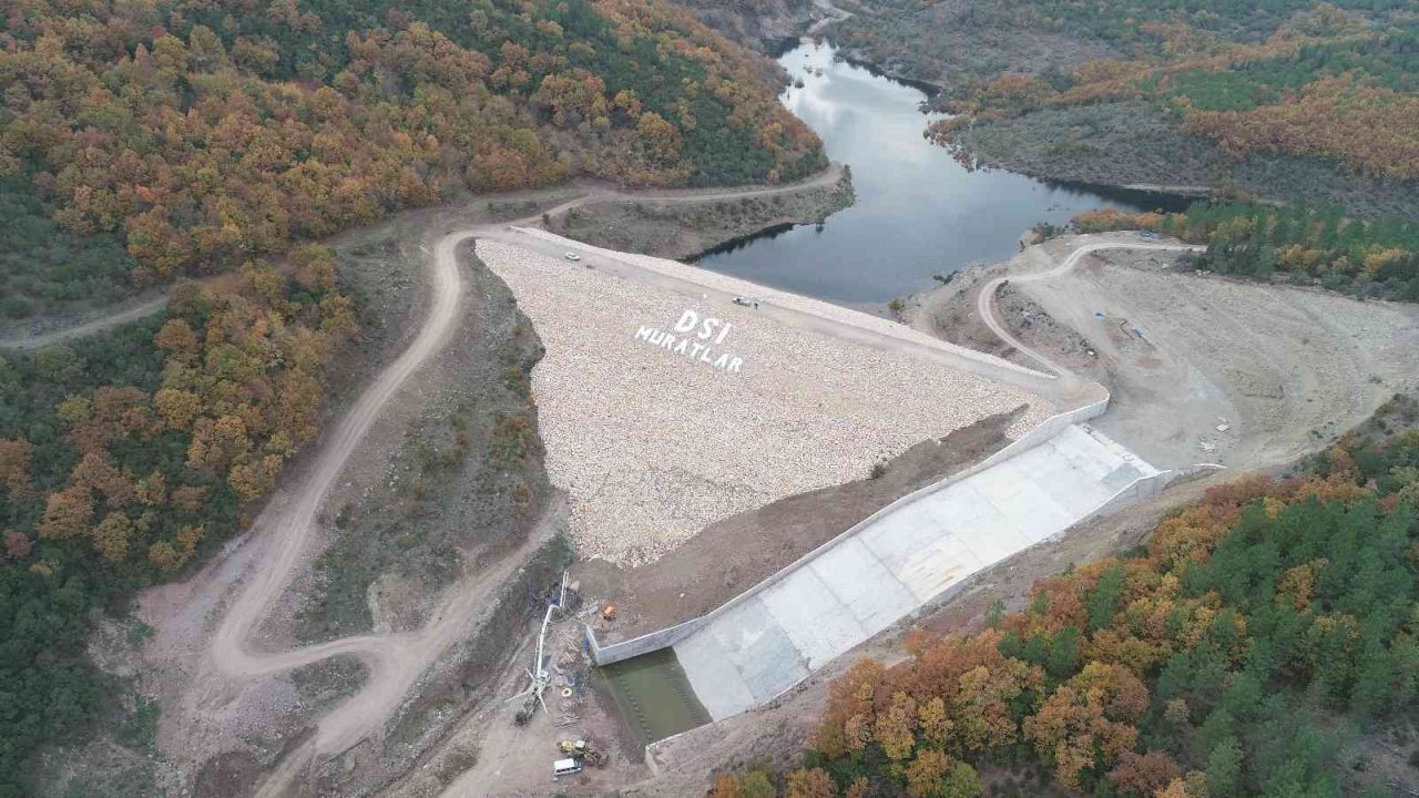 Muratlar Barajı su tutmaya başladı