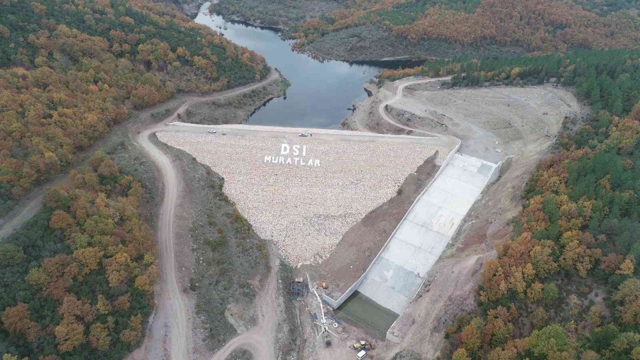 Muratlar Barajı su tutmaya başladı