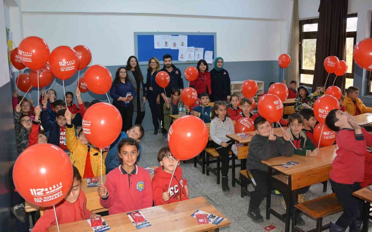 Okullarda ‘112’ bilgilendirme çalışması