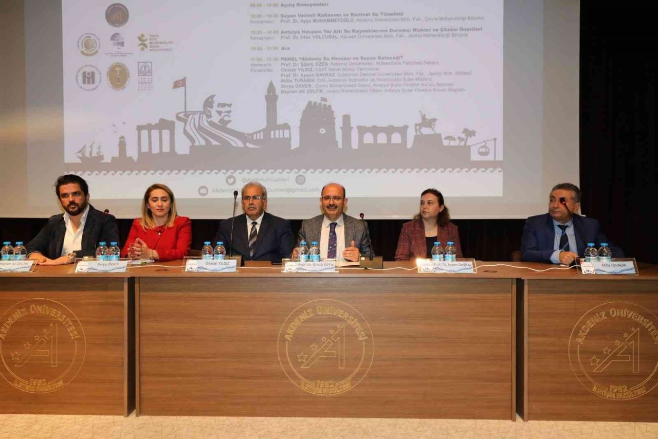 Akdeniz Üniversitesi’nde Akdeniz Su Havzası ve Suyun Geleceği Çalıştayı