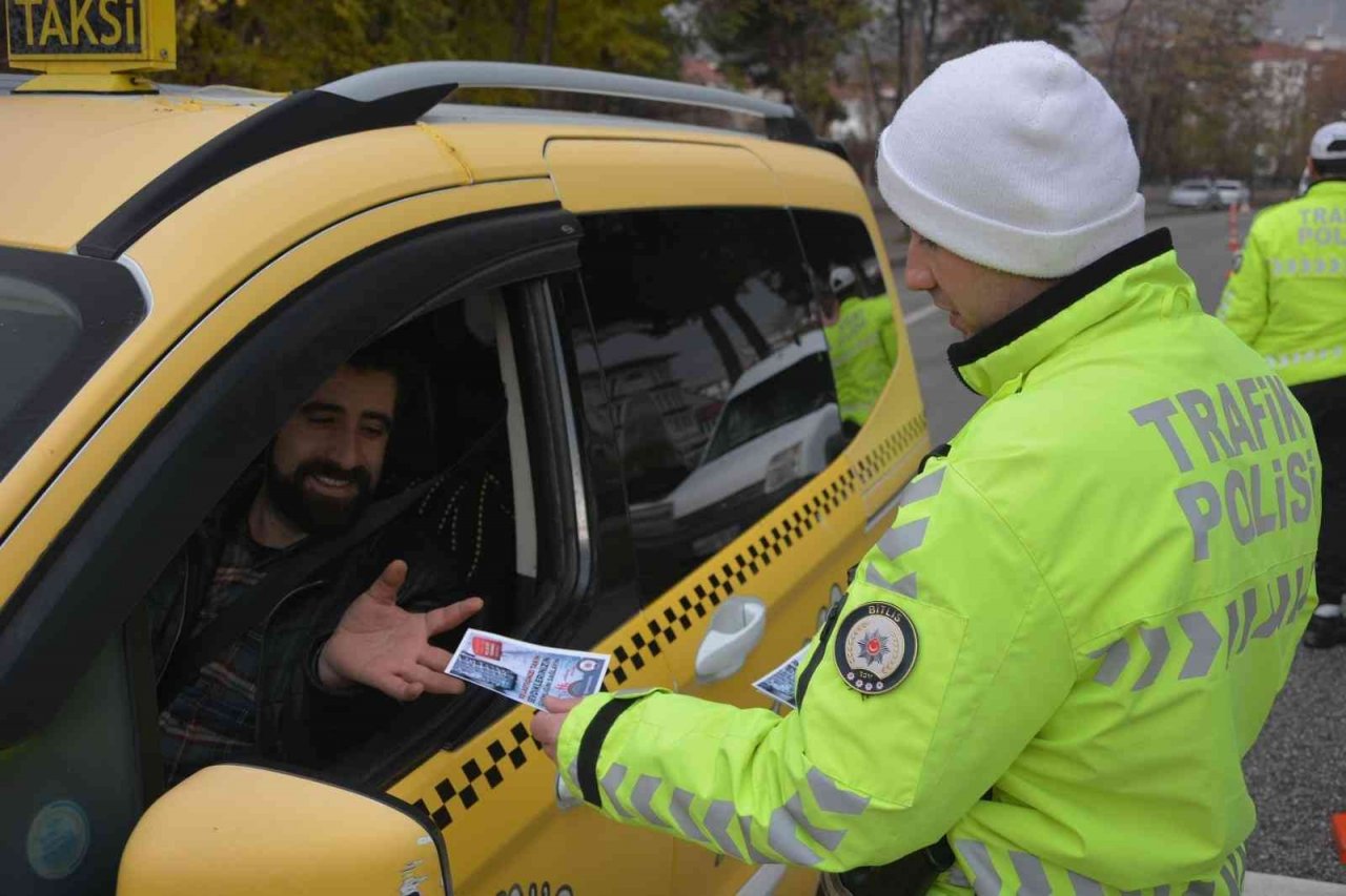 Tatvan’da zorunlu kış lastiği denetimi yapıldı