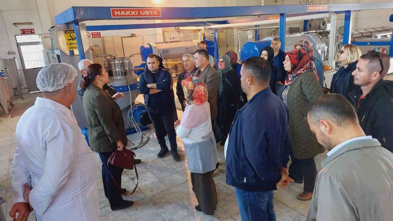Karamanlı üreticiler Milas’taki işletmeleri gezdi