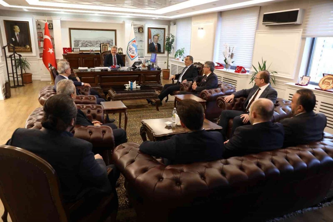 KAYSO ve OSB Başkanlarından, Başkan Mustafa Palancıoğlu’na ziyaret