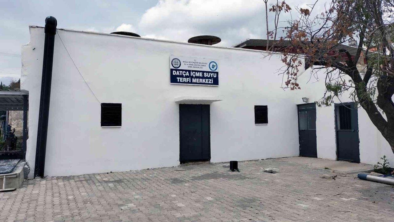 Datça Reşadiye içme suyu terfi merkezi yenilendi