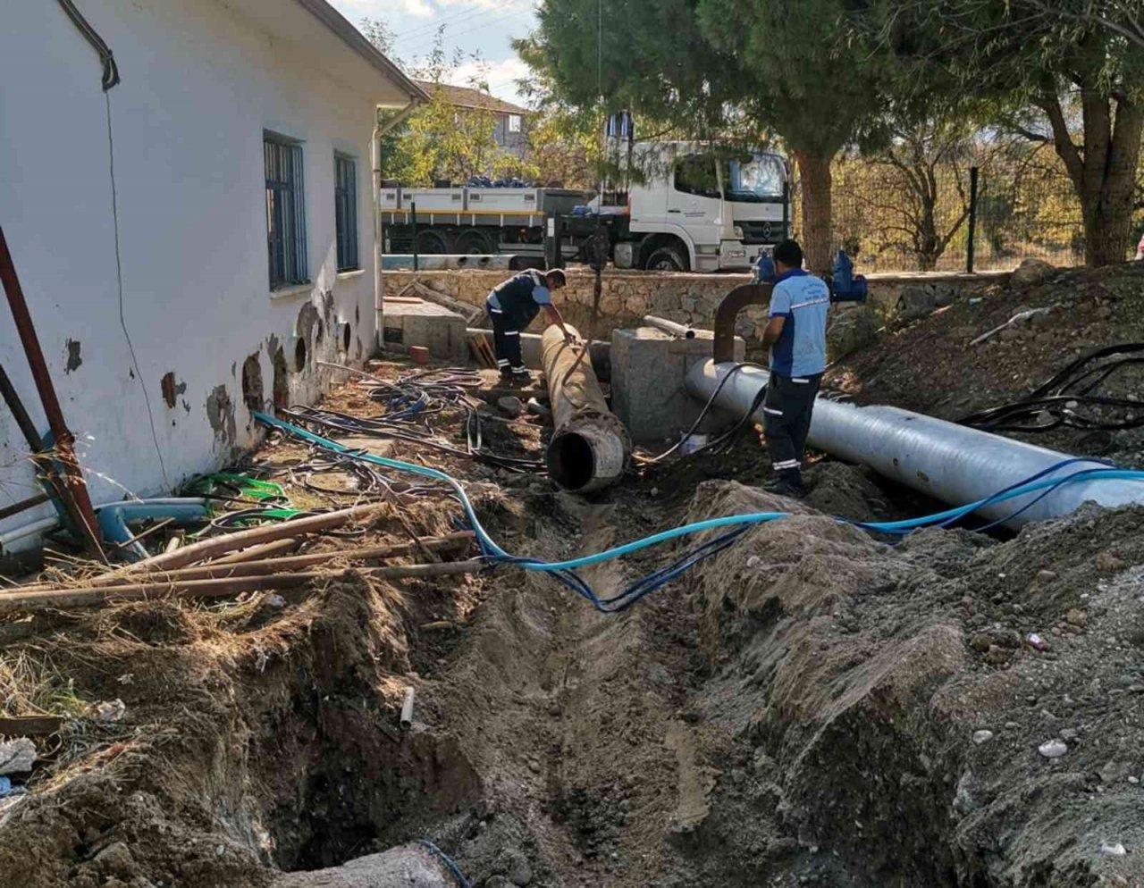 Datça Reşadiye içme suyu terfi merkezi yenilendi