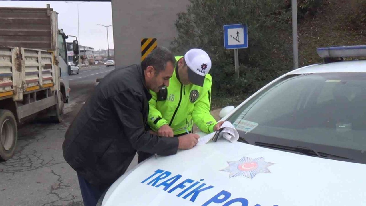 Silivri’de kış lastiği uygulaması