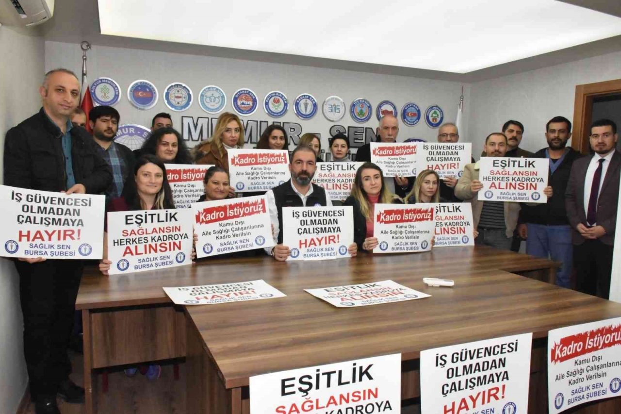 Kamu dışı aile sağlığı çalışanları da kadro bekliyor