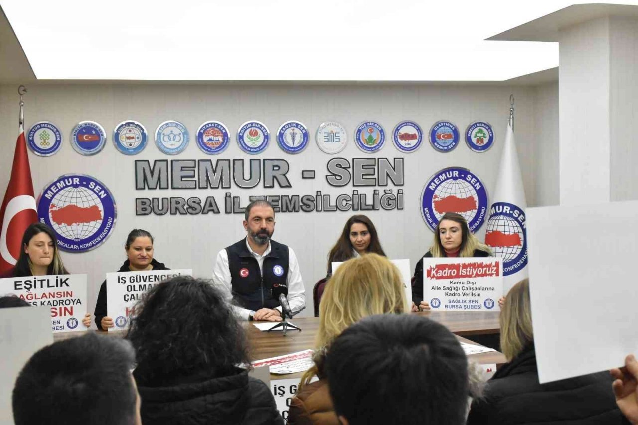 Kamu dışı aile sağlığı çalışanları da kadro bekliyor