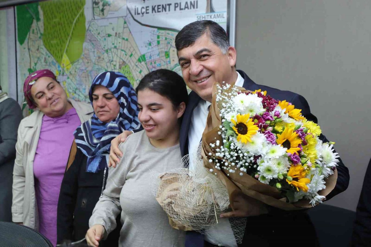 Engelli ve özel sporcular, Fadıloğlu’nu ziyaret etti